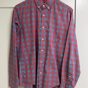 J. Crew Vibrant Plaid Button-Down Shirt